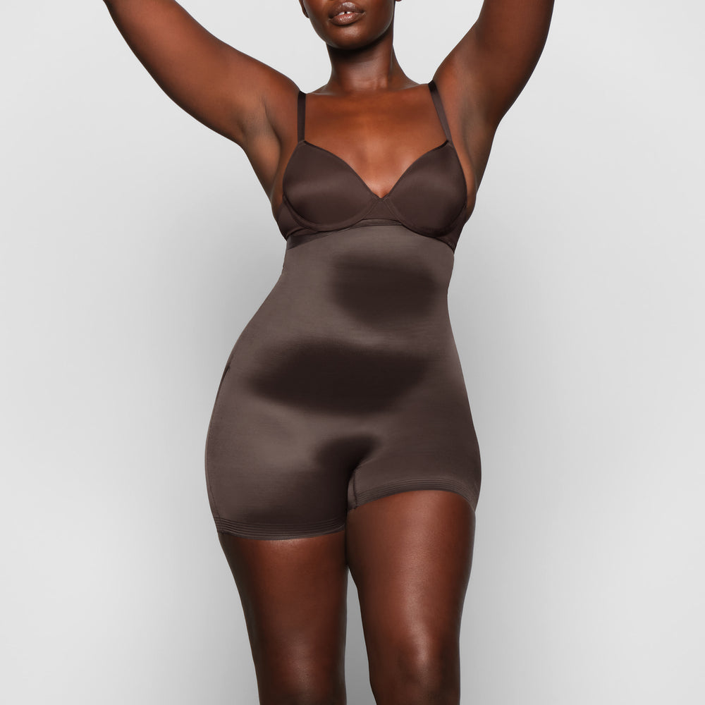 Skims BARELY THERE HIGH WAIST Korte Broek Koffie | 32TNVAQYK