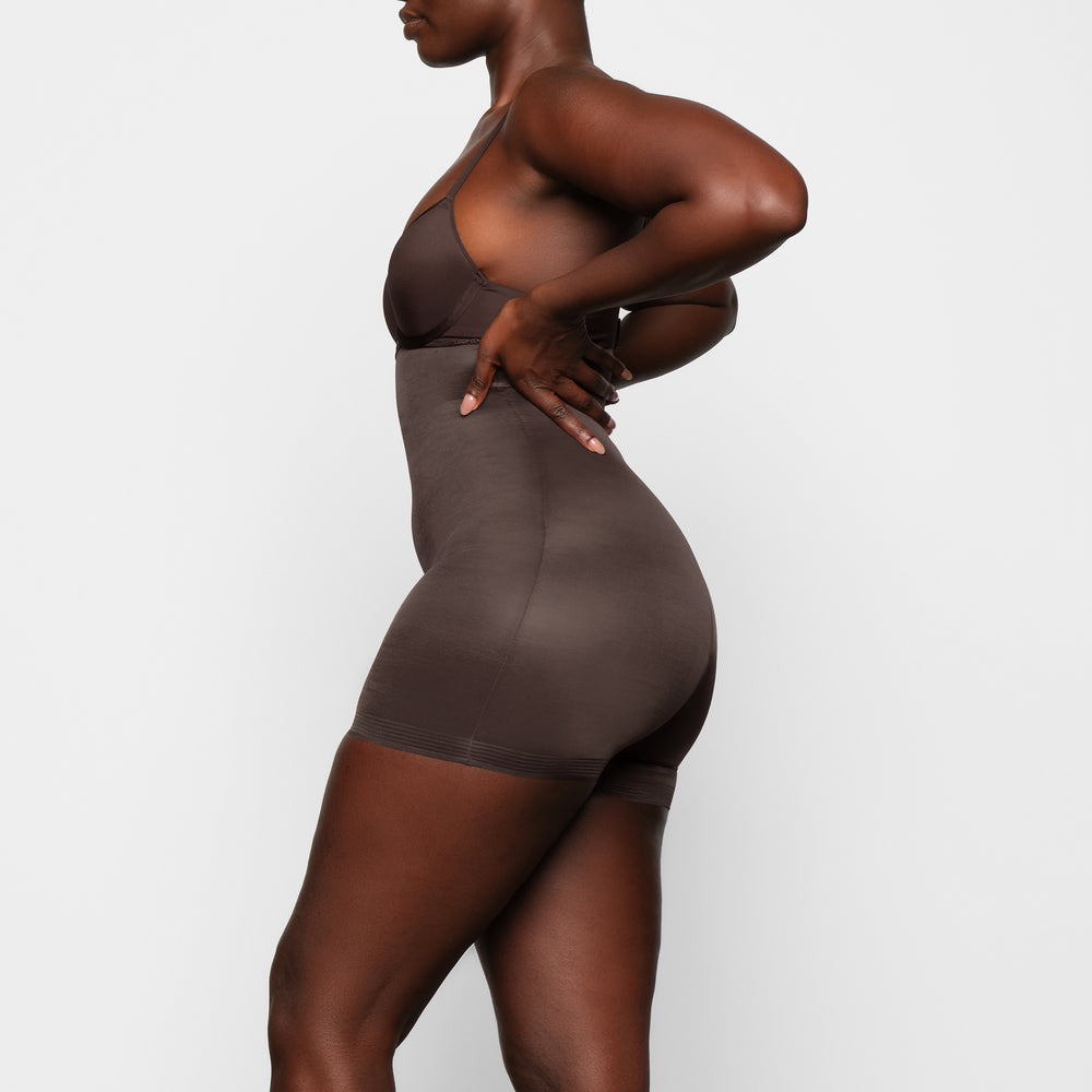 Skims BARELY THERE HIGH WAIST Korte Broek Koffie | 32TNVAQYK