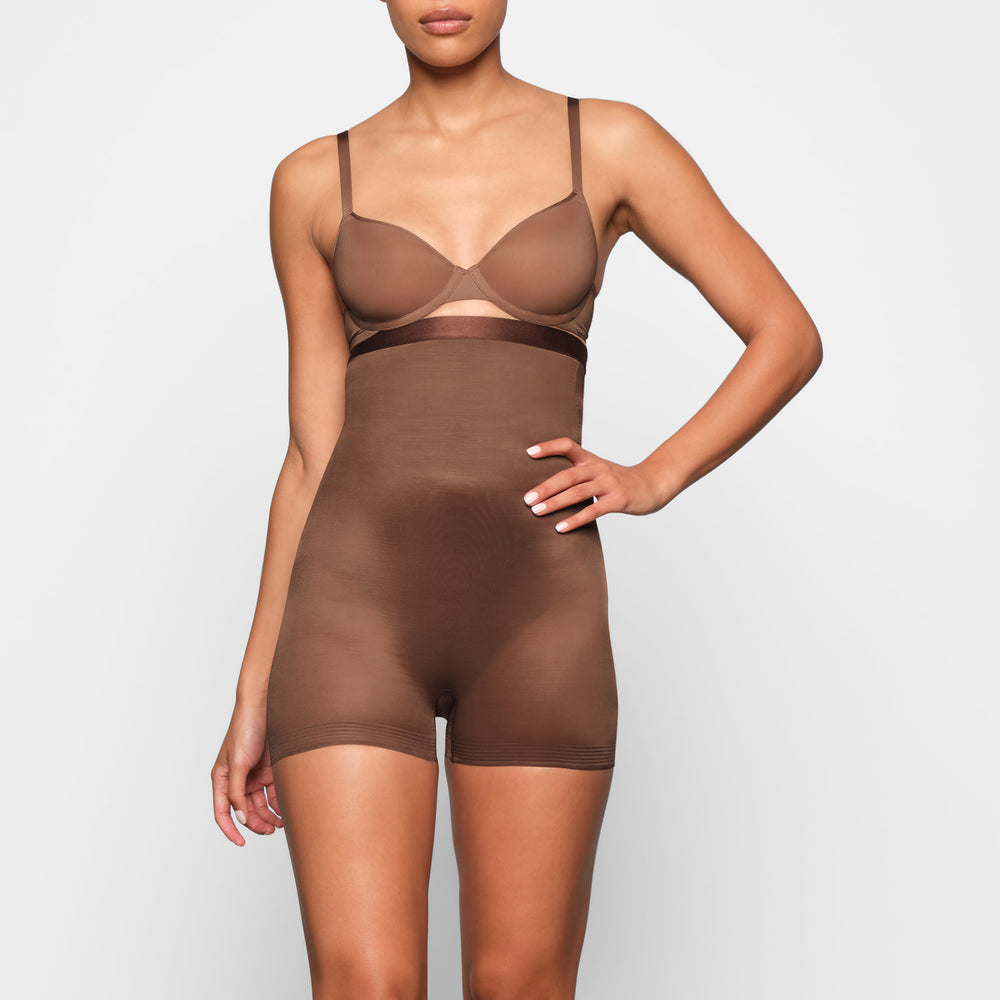 Skims BARELY THERE HIGH WAIST Korte Broek Bruin | 82WKUMSXZ