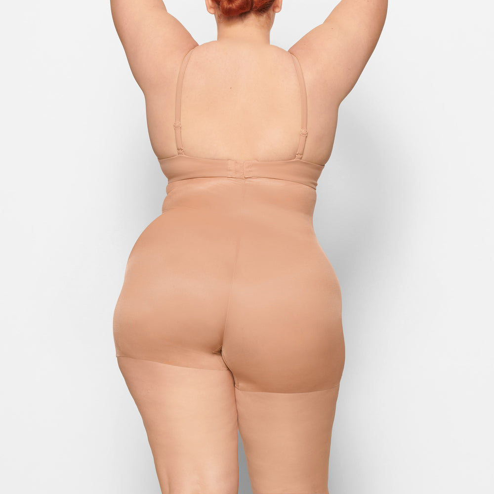 Skims BARELY THERE HIGH WAIST Korte Broek Beige | 95GBQSIOX