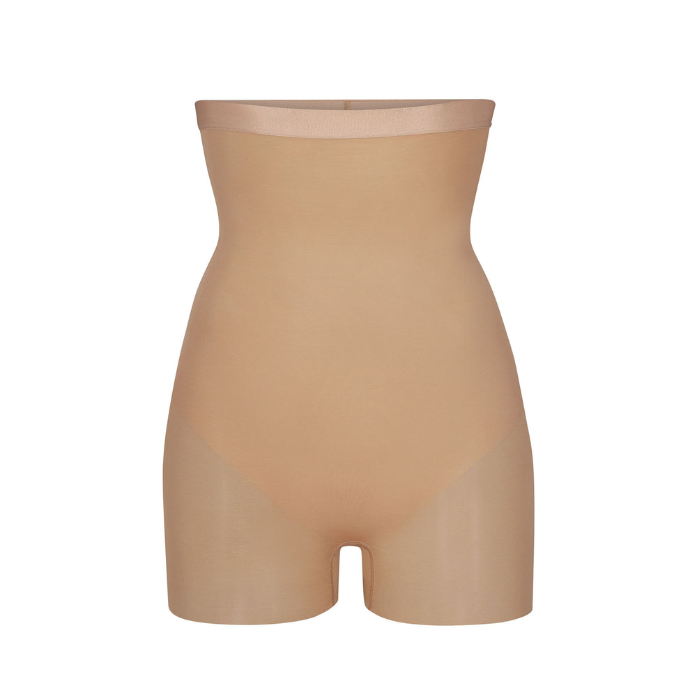 Skims BARELY THERE HIGH WAIST Korte Broek Beige | 95GBQSIOX