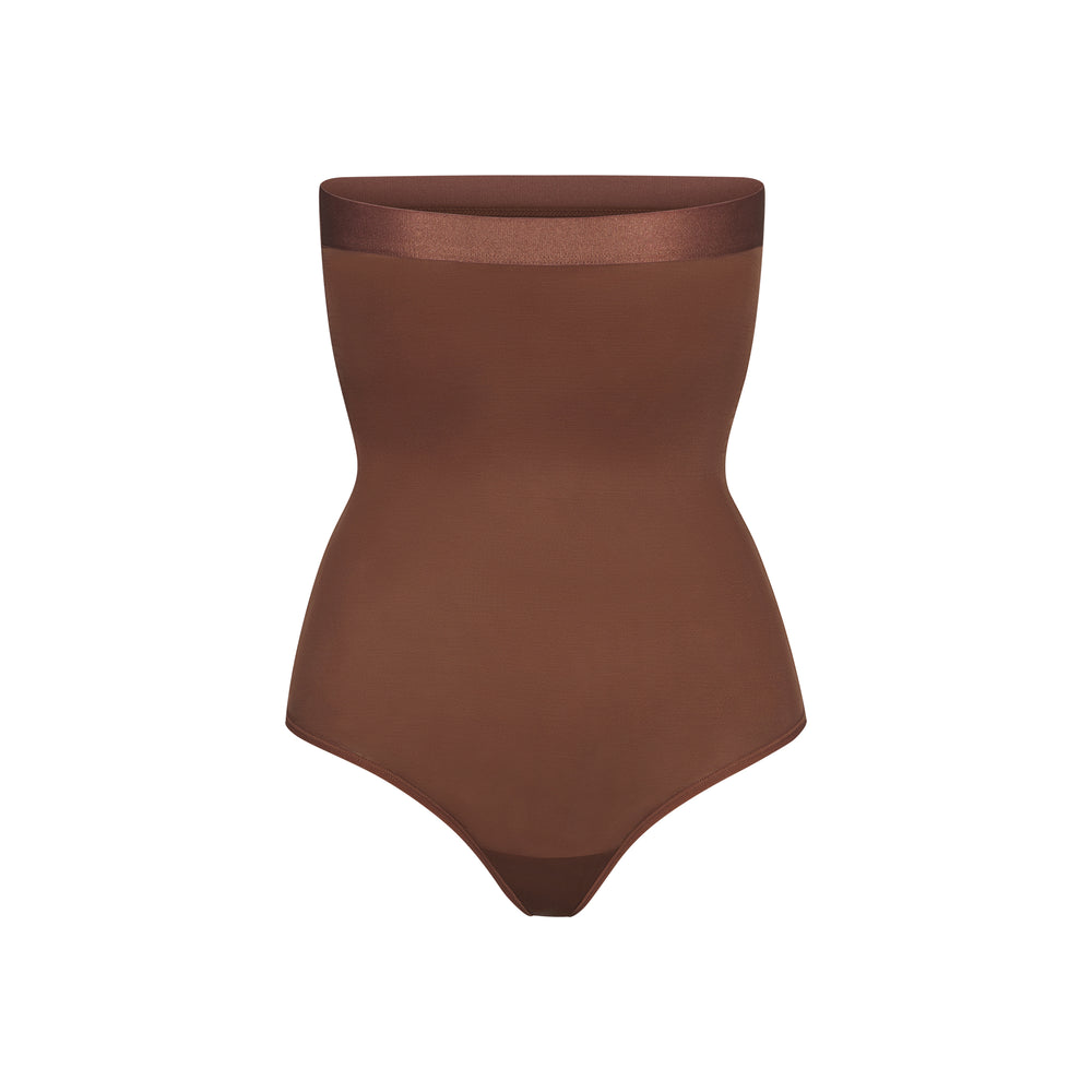 Skims BARELY THERE HIGH WAIST Thong Bruin | 90MSHEXIW