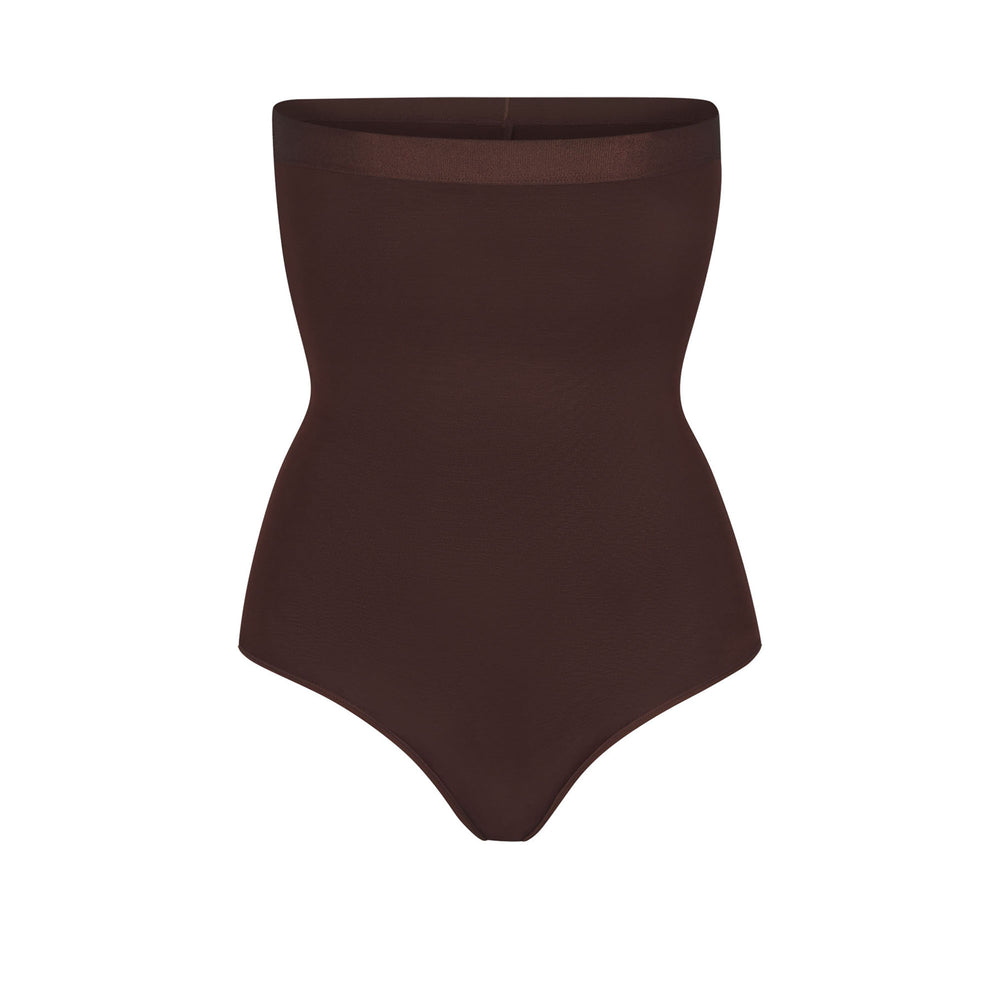 Skims BARELY THERE HIGH WAIST Thong Chocola | 40FLHSVZG