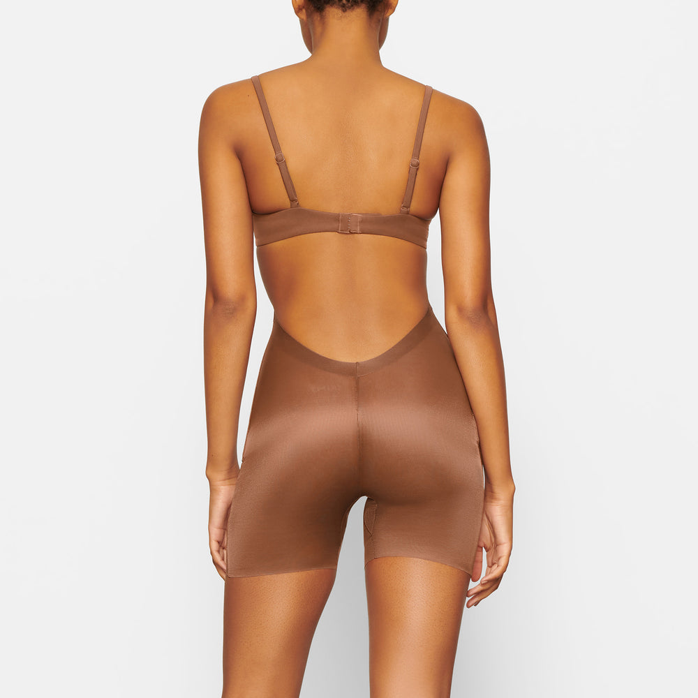 Skims BARELY THERE LOW BACK Korte Broek Bruin | 45DOICGNW