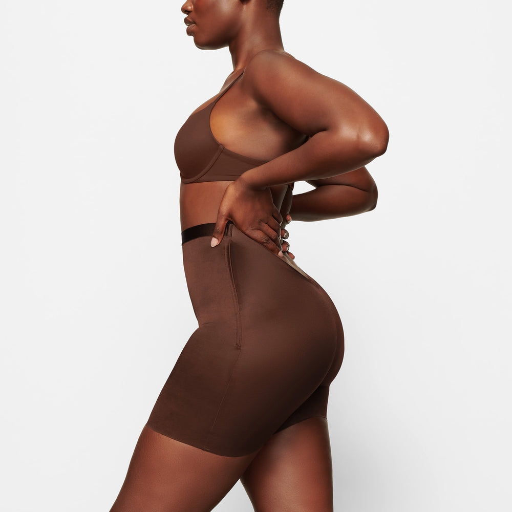 Skims BARELY THERE LOW BACK Korte Broek Chocola | 56INREZCP