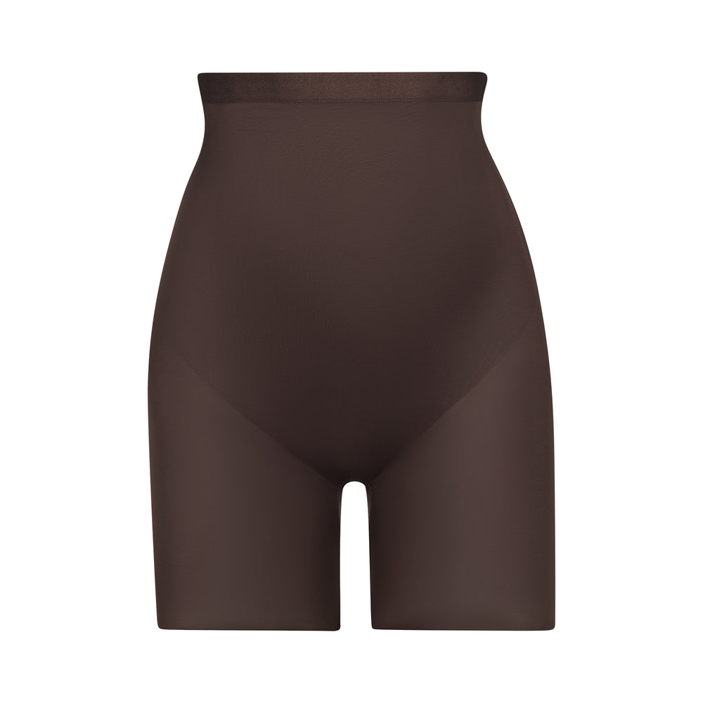 Skims BARELY THERE LOW BACK Korte Broek Koffie | 81SOXCNGQ