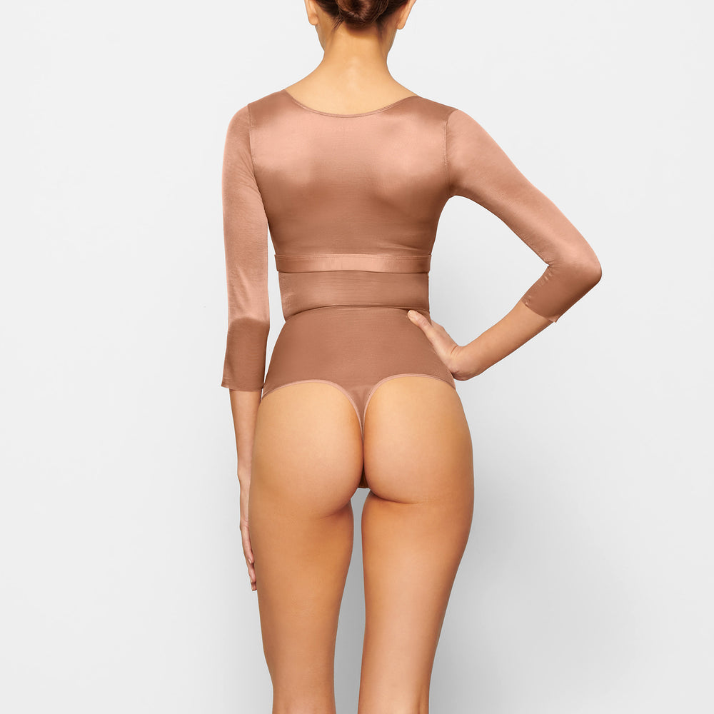 Skims BARELY THERE OPEN Arm Shapewear Abrikoos | 16JSYBORI