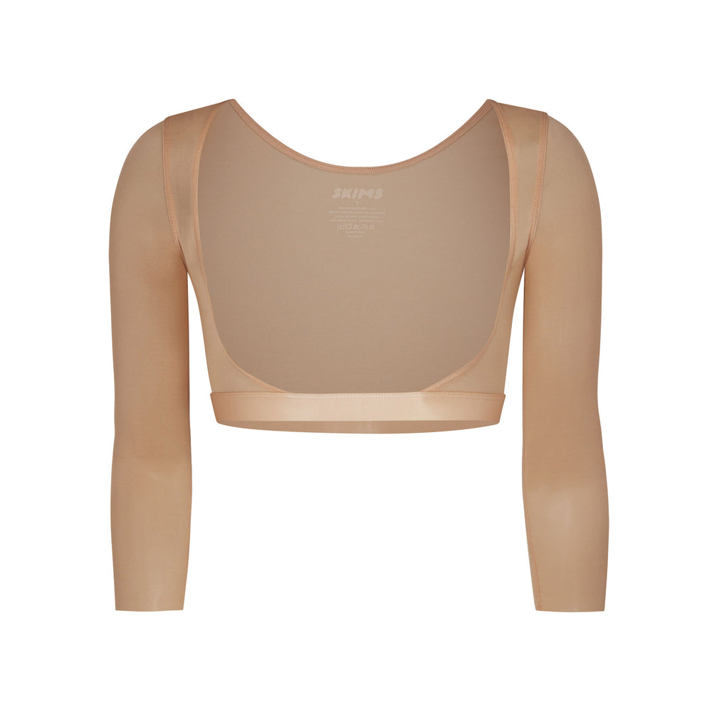 Skims BARELY THERE OPEN Arm Shapewear Beige | 13TAKQEXV