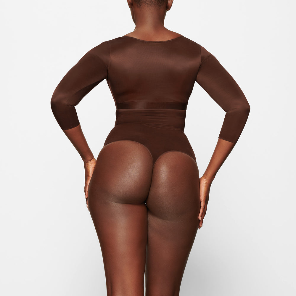 Skims BARELY THERE OPEN Arm Shapewear Chocola | 94FOLHCIA