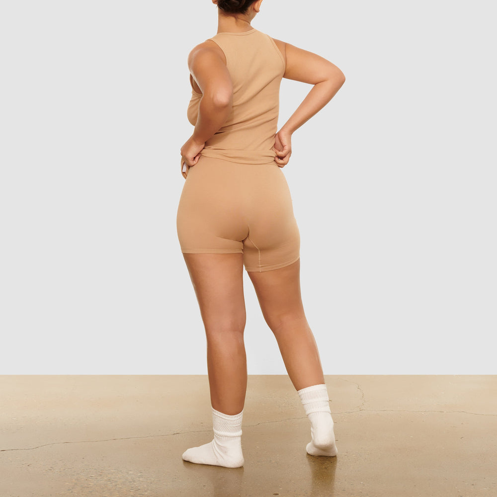 Skims BOYFRIEND Boxer Shorts Beige | 58VQEJLGO