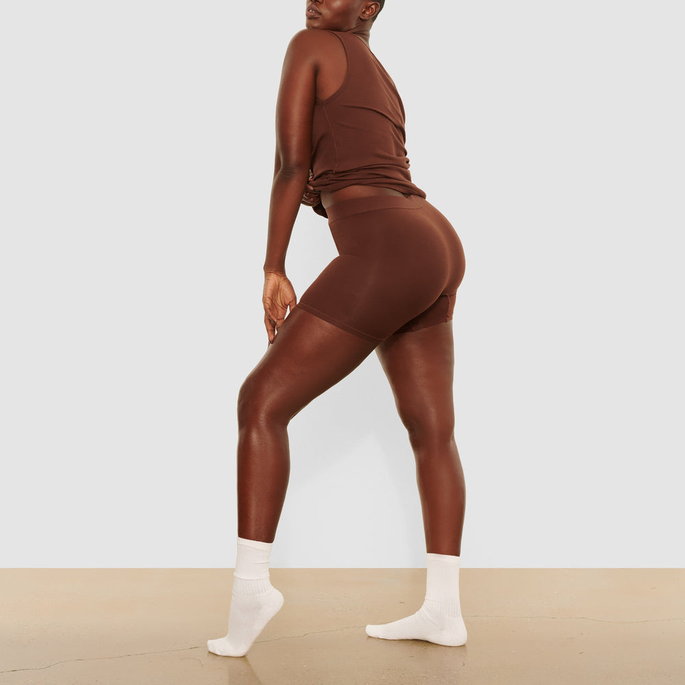 Skims BOYFRIEND Boxer Shorts Chocola | 27DKMPVHA