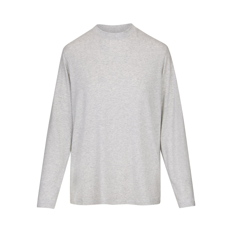 Skims BOYFRIEND LONG SLEEVE T-shirt Lichtgrijs | 42KNFTLWG