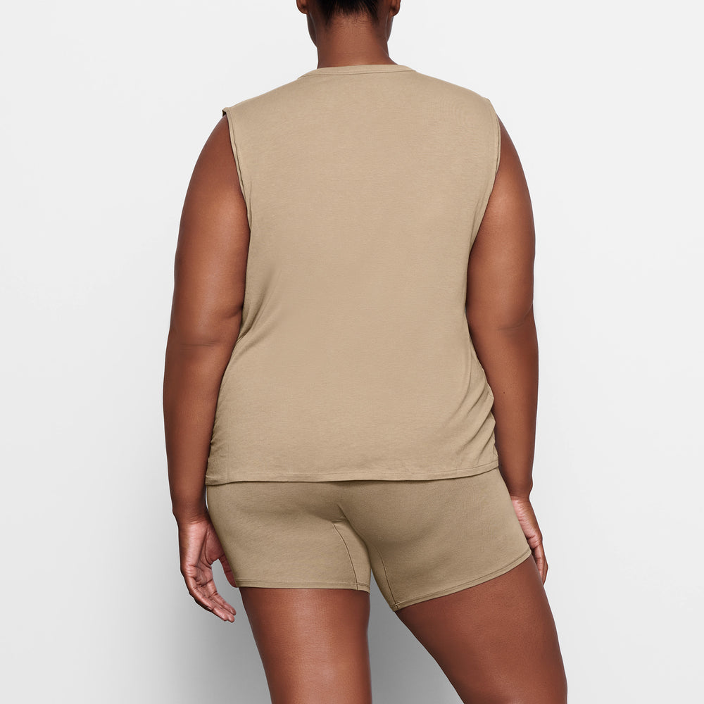 Skims BOYFRIEND MUSCLE Tank Abrikoos | 57SWZARKE