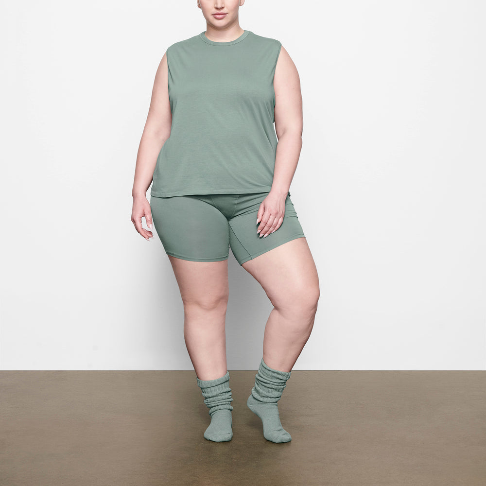 Skims BOYFRIEND MUSCLE Tank Lichtgroen | 63TPJANVG