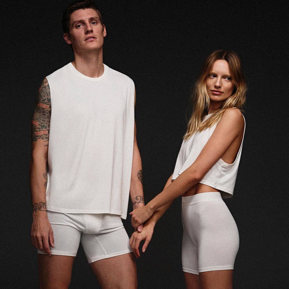 Skims BOYFRIEND MUSCLE Tank Zwart | 21IXMUETS