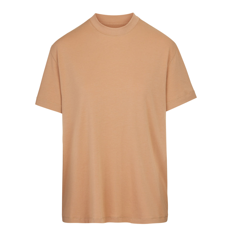 Skims BOYFRIEND T-shirt Beige | 68HFQZMTV