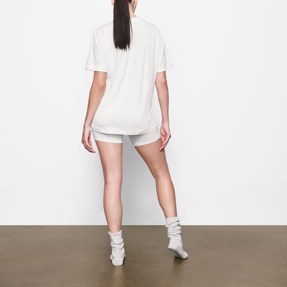 Skims BOYFRIEND T-shirt Wit | 39YKCGDEV