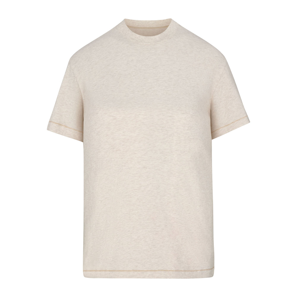 Skims BOYFRIEND T-shirt Wit | 63WVZBQTS