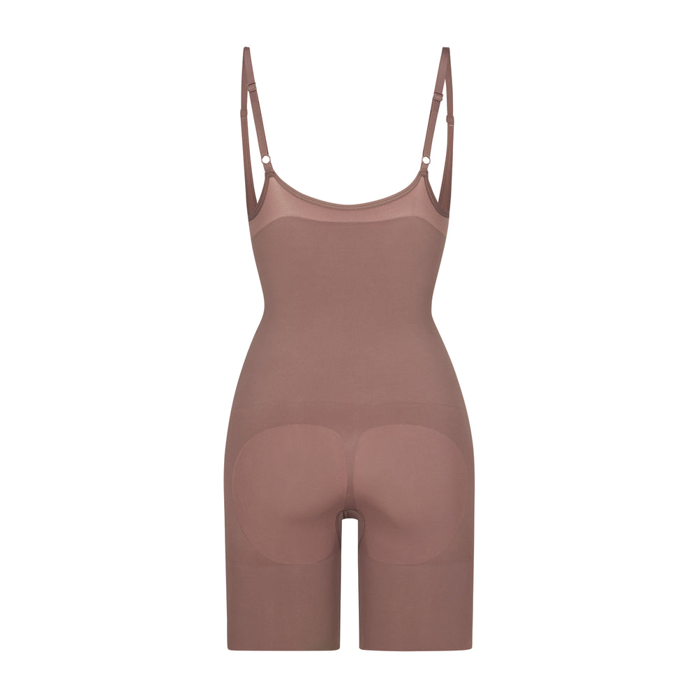 Skims BUTT ENHANCING Open Bust Bodysuit Bruin | 72WDYZQAU