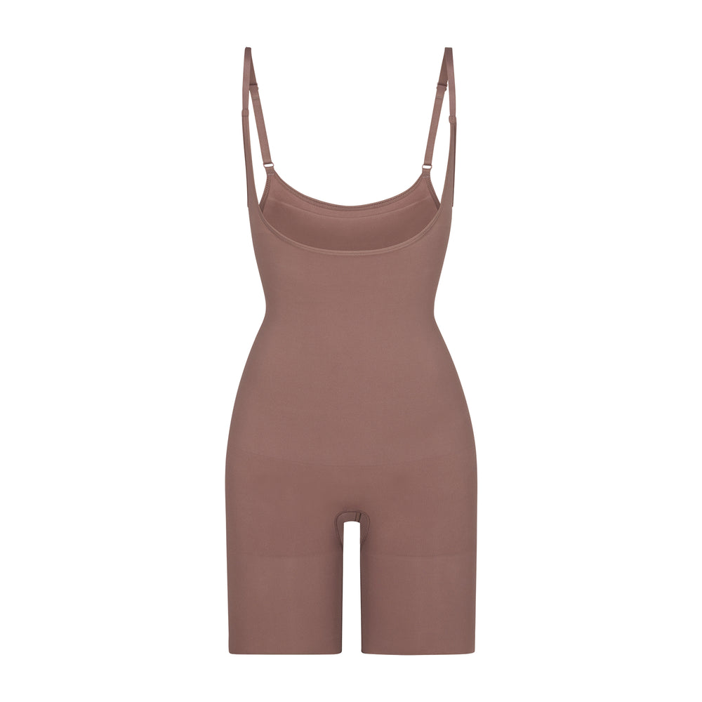 Skims BUTT ENHANCING Open Bust Bodysuit Bruin | 72WDYZQAU