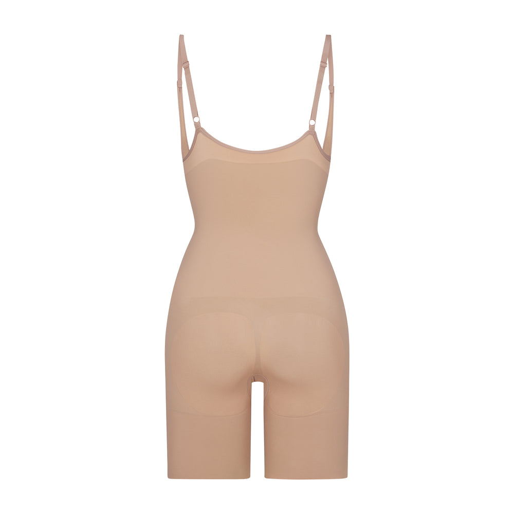 Skims BUTT ENHANCING Open Bust Bodysuit Beige | 73MUHWTBD