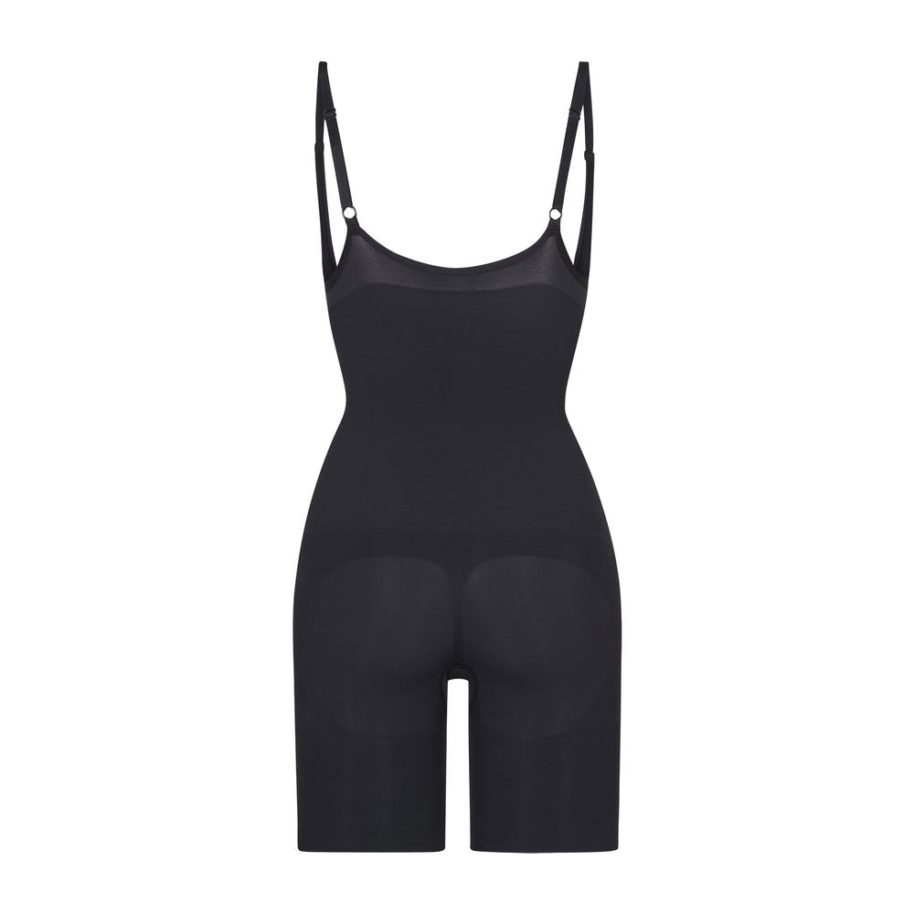 Skims BUTT ENHANCING Open Bust Bodysuit Zwart | 74HFNAQVL