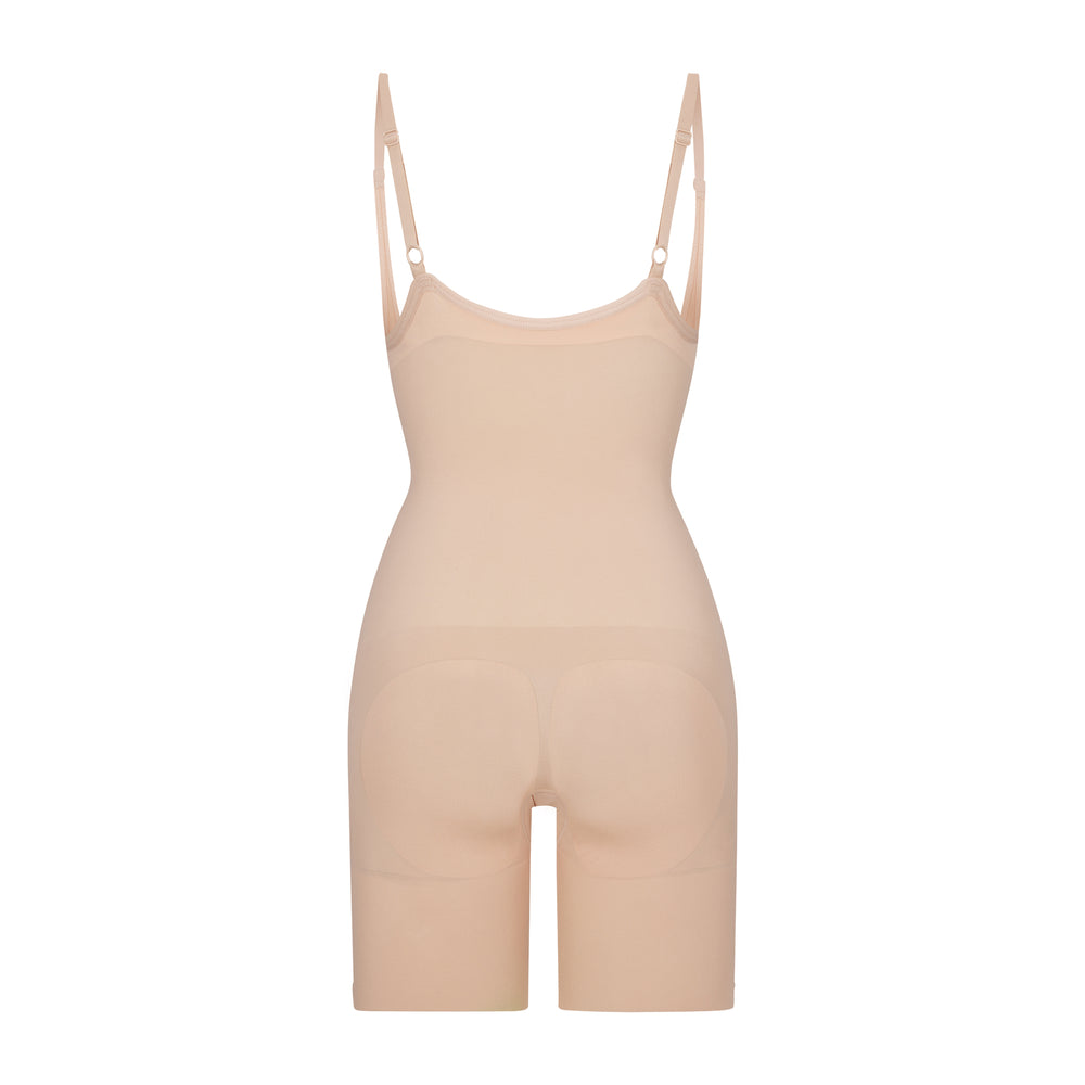 Skims BUTT ENHANCING Open Bust Bodysuit Beige | 79AVNCFOW