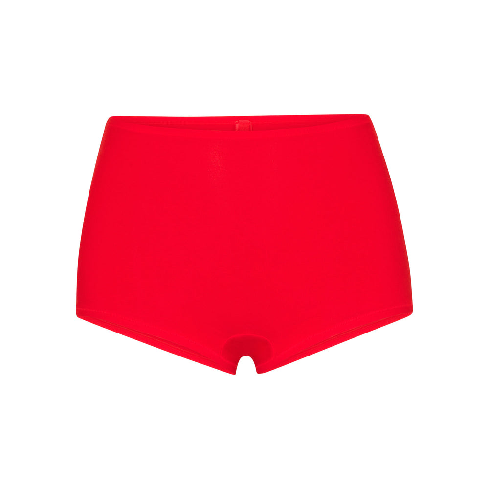 Skims COTTON JERSEY Boy Short Rood | 12VOHAFJW