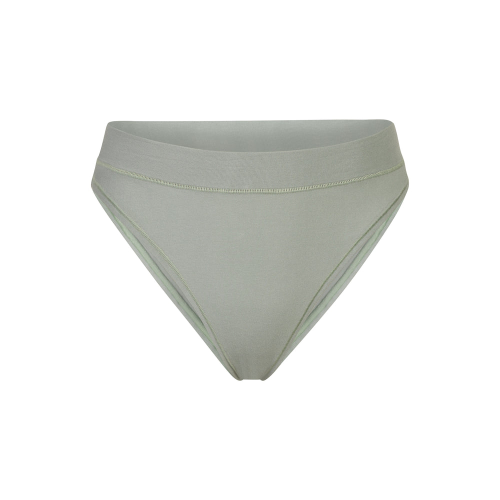 Skims COTTON JERSEY CHEEKY Tanga Blauw | 18XPVDSUW