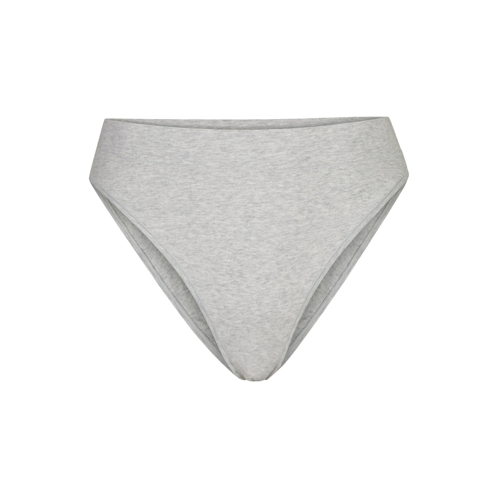 Skims COTTON JERSEY CHEEKY Tanga Lichtgrijs | 10OQDVFLT