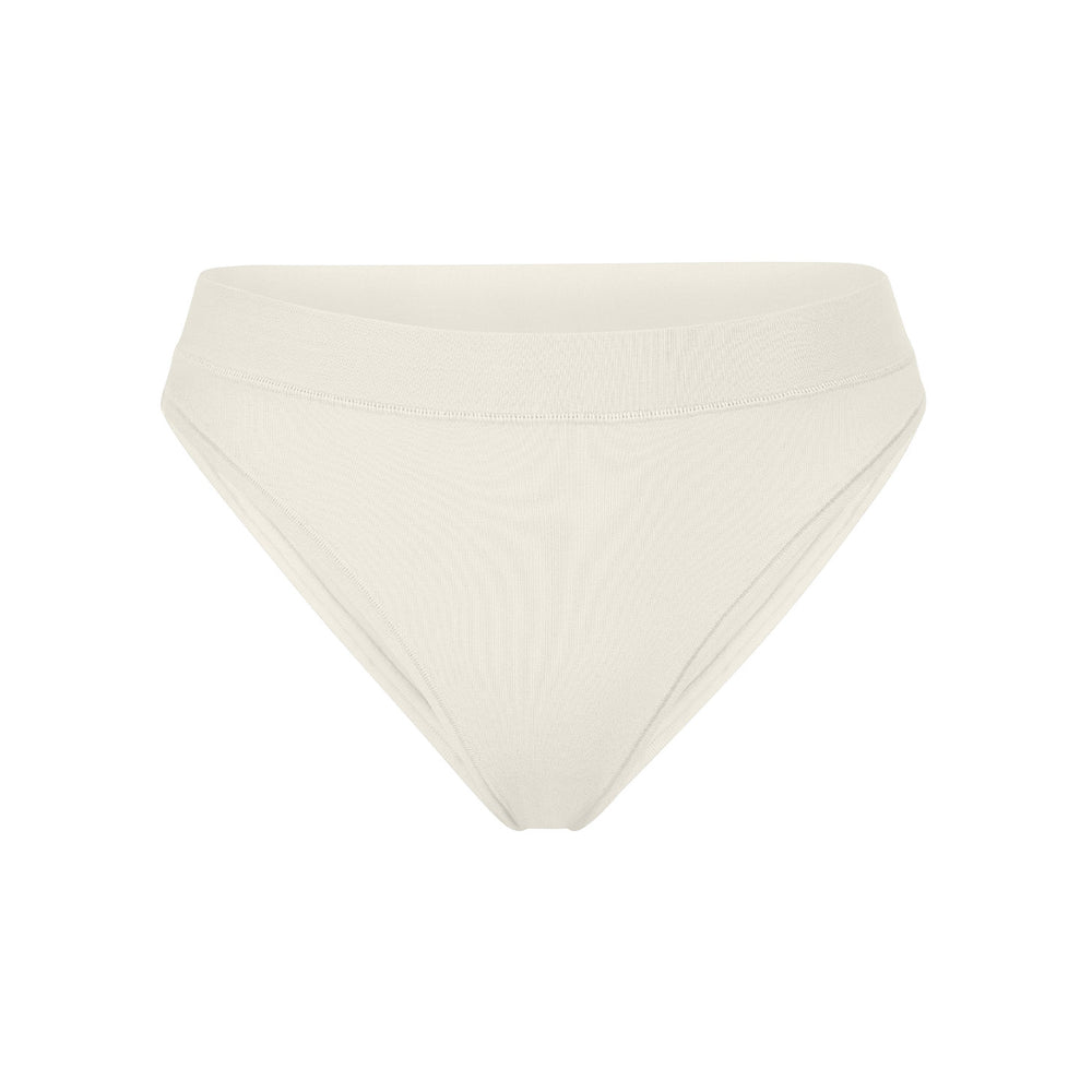 Skims COTTON JERSEY CHEEKY Tanga Wit | 60VRTUIJO