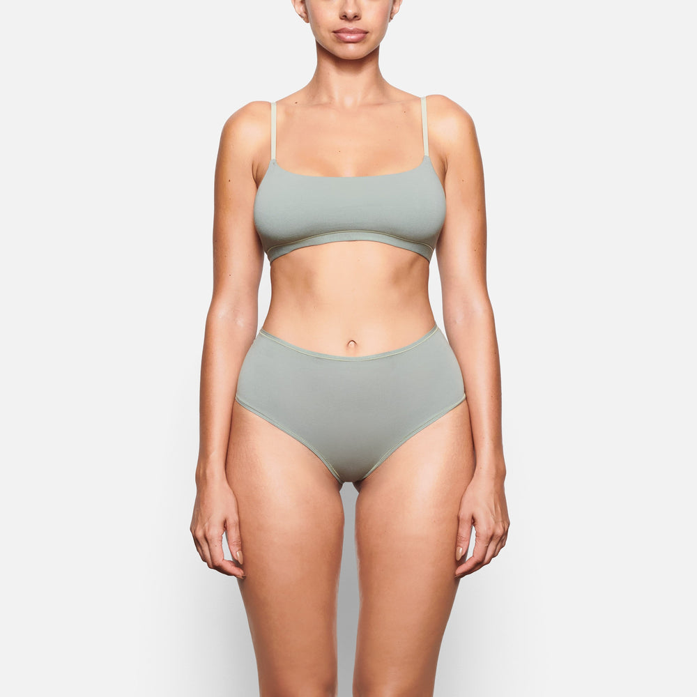 Skims COTTON JERSEY FULL Brief Blauw | 46AKJOCHM