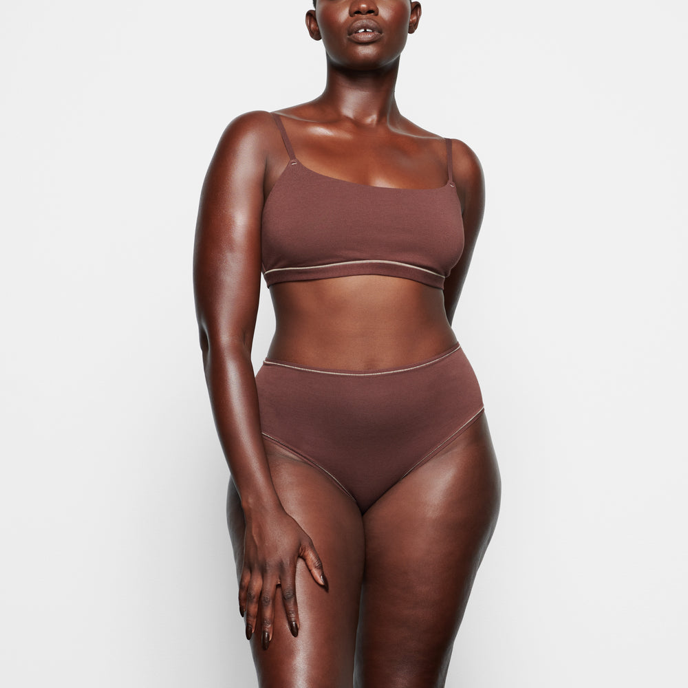 Skims COTTON JERSEY FULL Brief Chocola | 85IBSRHXV