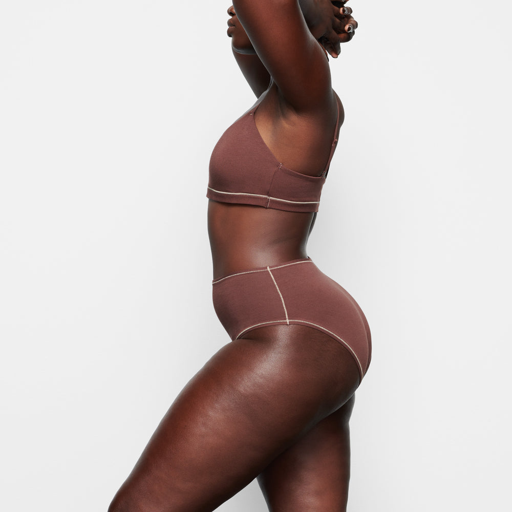 Skims COTTON JERSEY FULL Brief Chocola | 85IBSRHXV
