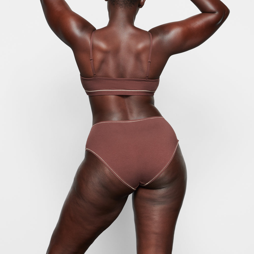 Skims COTTON JERSEY FULL Brief Chocola | 85IBSRHXV