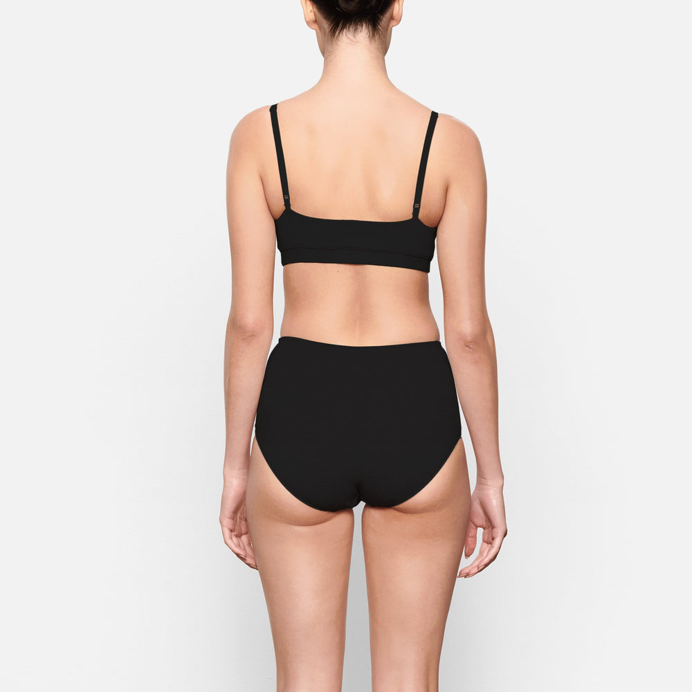 Skims COTTON JERSEY FULL Brief Zwart | 60ISOHXZV