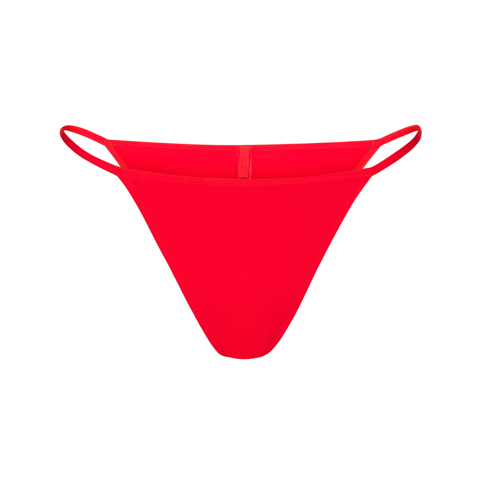 Skims COTTON JERSEY STRING Bikini Rood | 07KCLTBPA