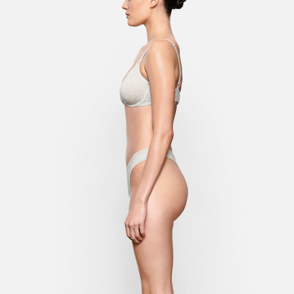Skims COTTON JERSEY T-shirt Bra Lichtgrijs | 20RNAEKZT