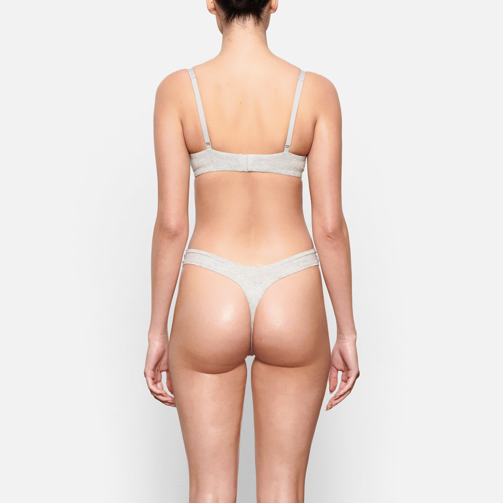 Skims COTTON JERSEY T-shirt Bra Lichtgrijs | 20RNAEKZT