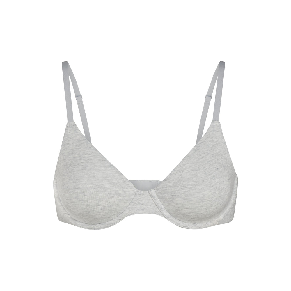 Skims COTTON JERSEY T-shirt Bra Lichtgrijs | 20RNAEKZT