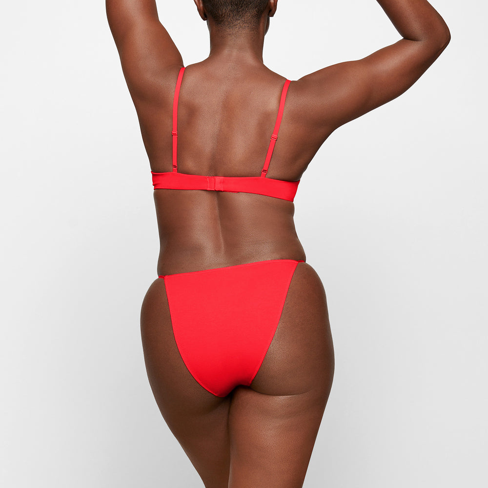 Skims COTTON JERSEY T-shirt Bra Rood | 92QIKRDXN