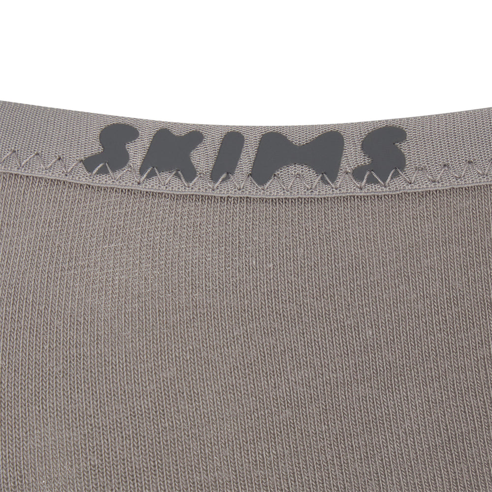 Skims COTTON LOGO Cotton Bodysuit Grijs | 26QAMZHVG