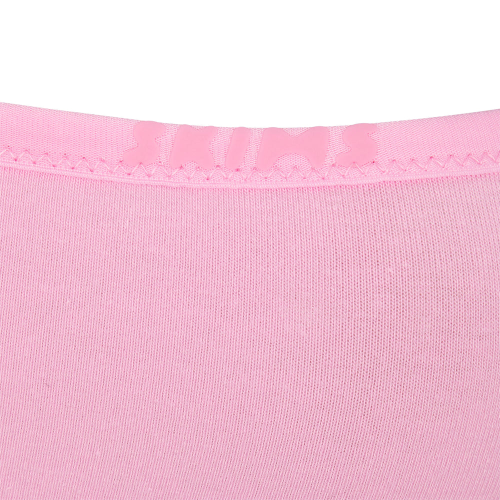 Skims COTTON LOGO Cotton Bodysuit Roze | 52KCNWTMI