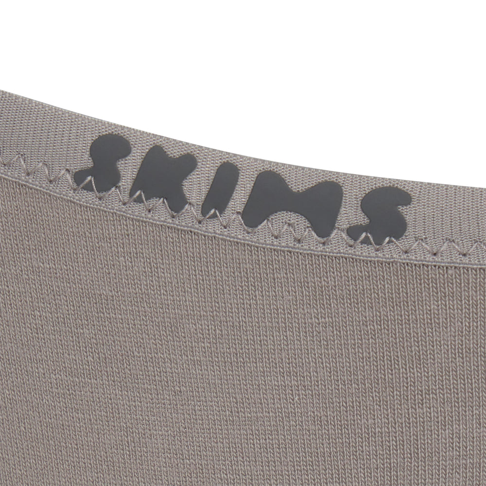 Skims COTTON LOGO DIPPED Thong Grijs | 69MGZIPXL