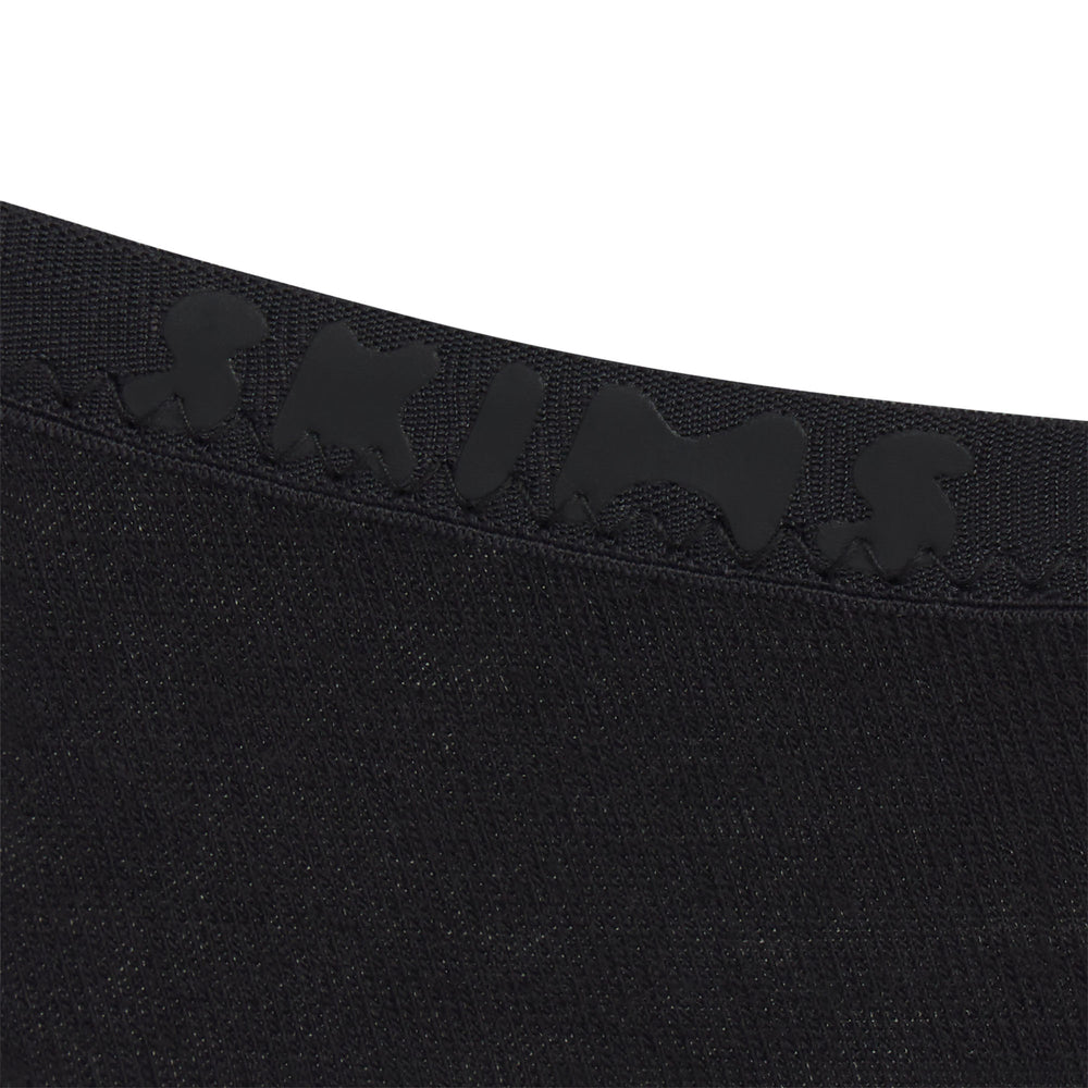 Skims COTTON LOGO DIPPED Thong Zwart | 02IFQCUWX