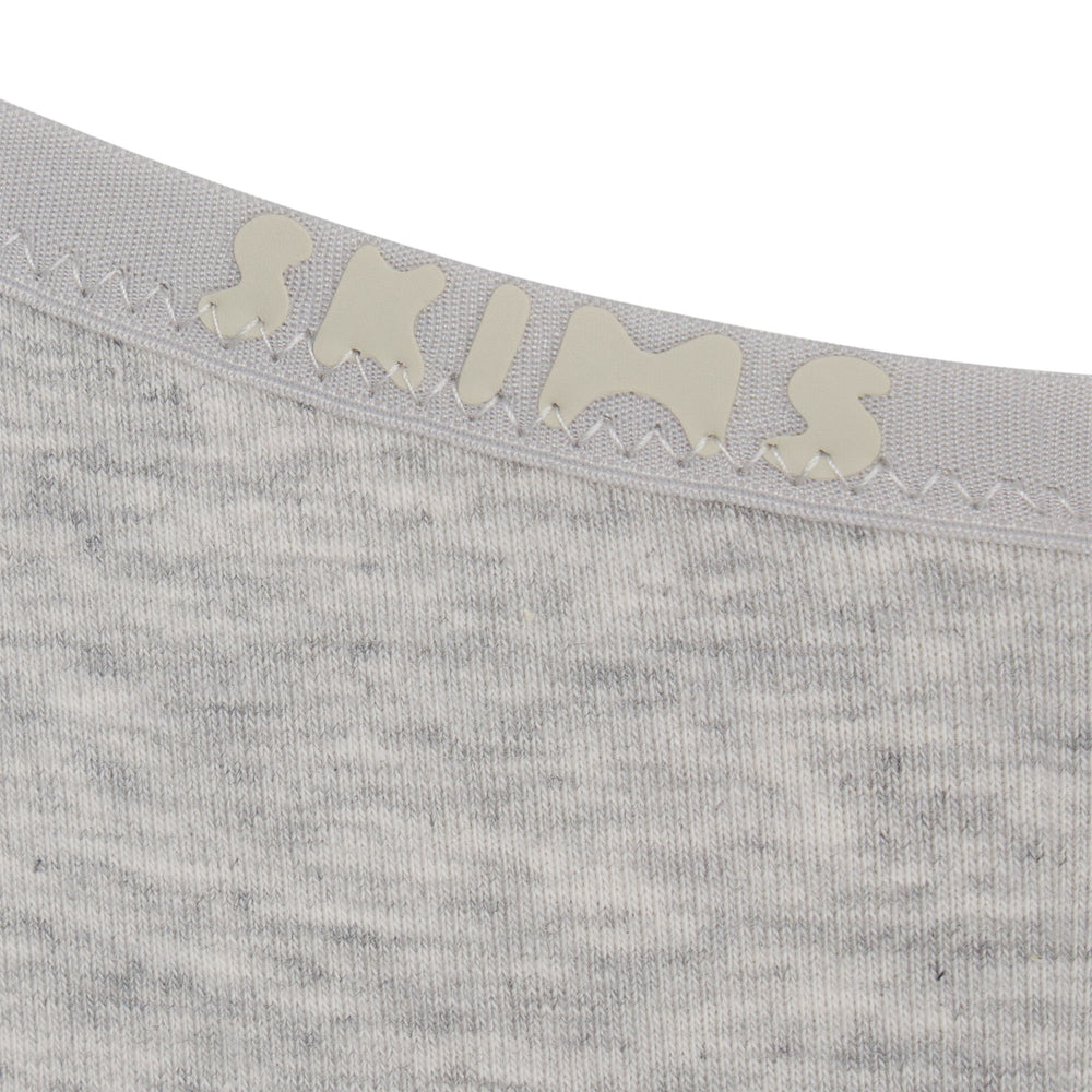 Skims COTTON LOGO HIGH LEG Bikini Lichtgrijs | 86ALRQXPF