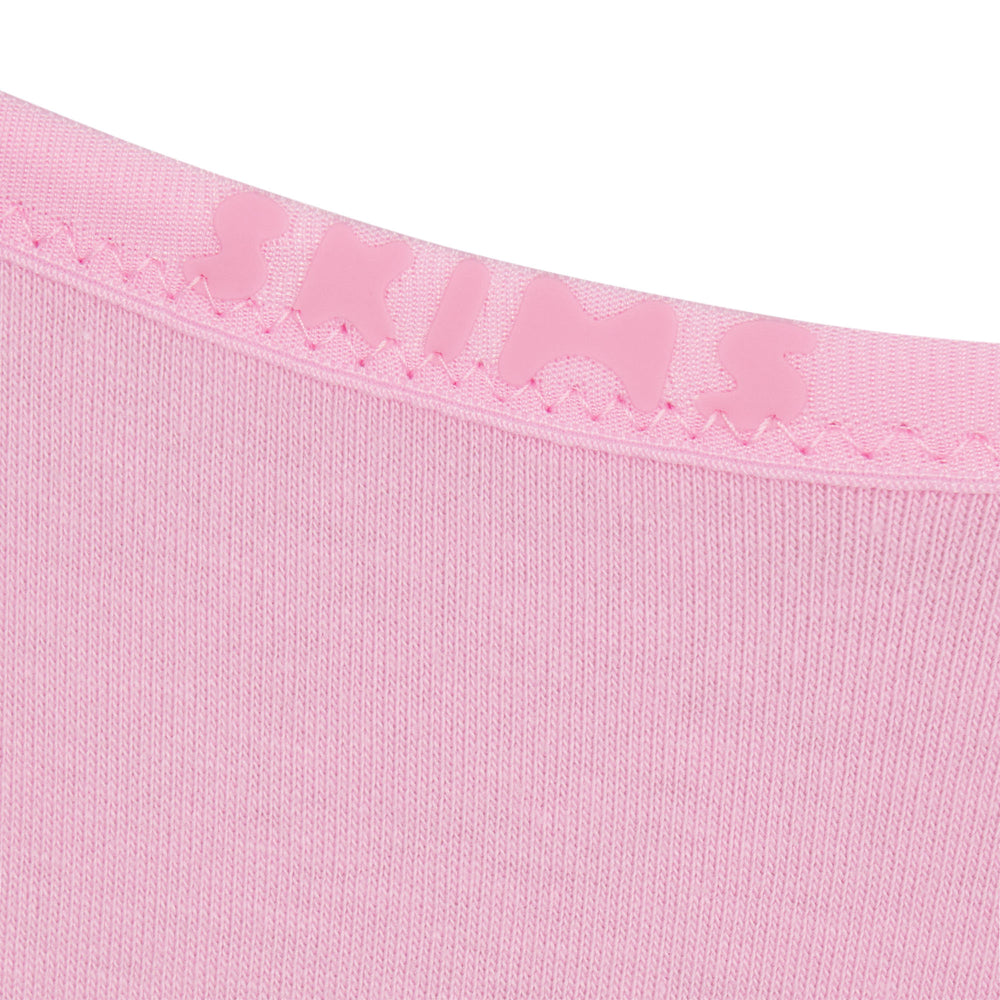 Skims COTTON LOGO HIGH LEG Bikini Roze | 93NEWDQFX
