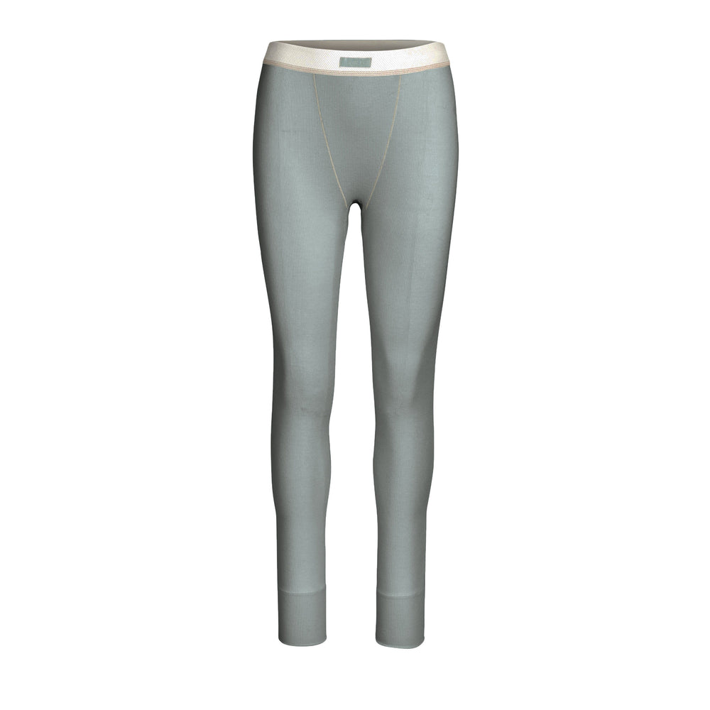 Skims COTTON RIB Leggings Blauw | 93REAWTIG
