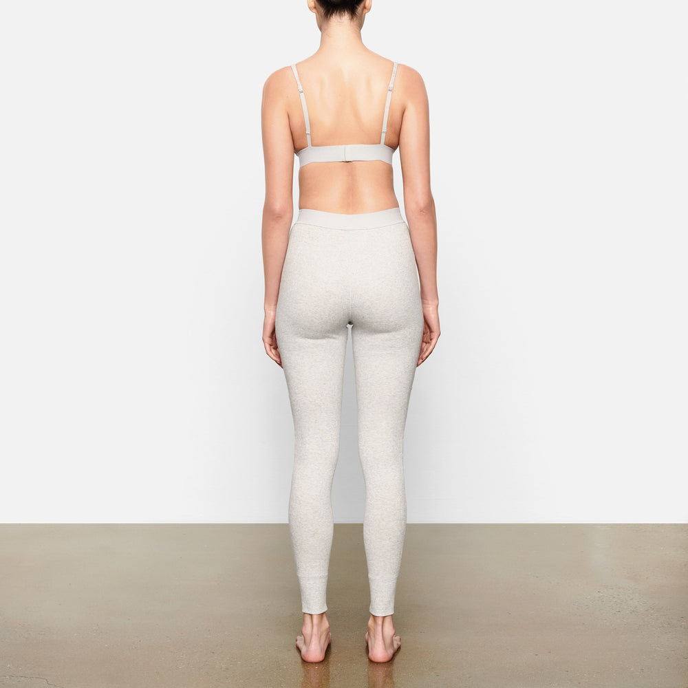Skims COTTON RIB Leggings Lichtgrijs | 53DTPRNZO