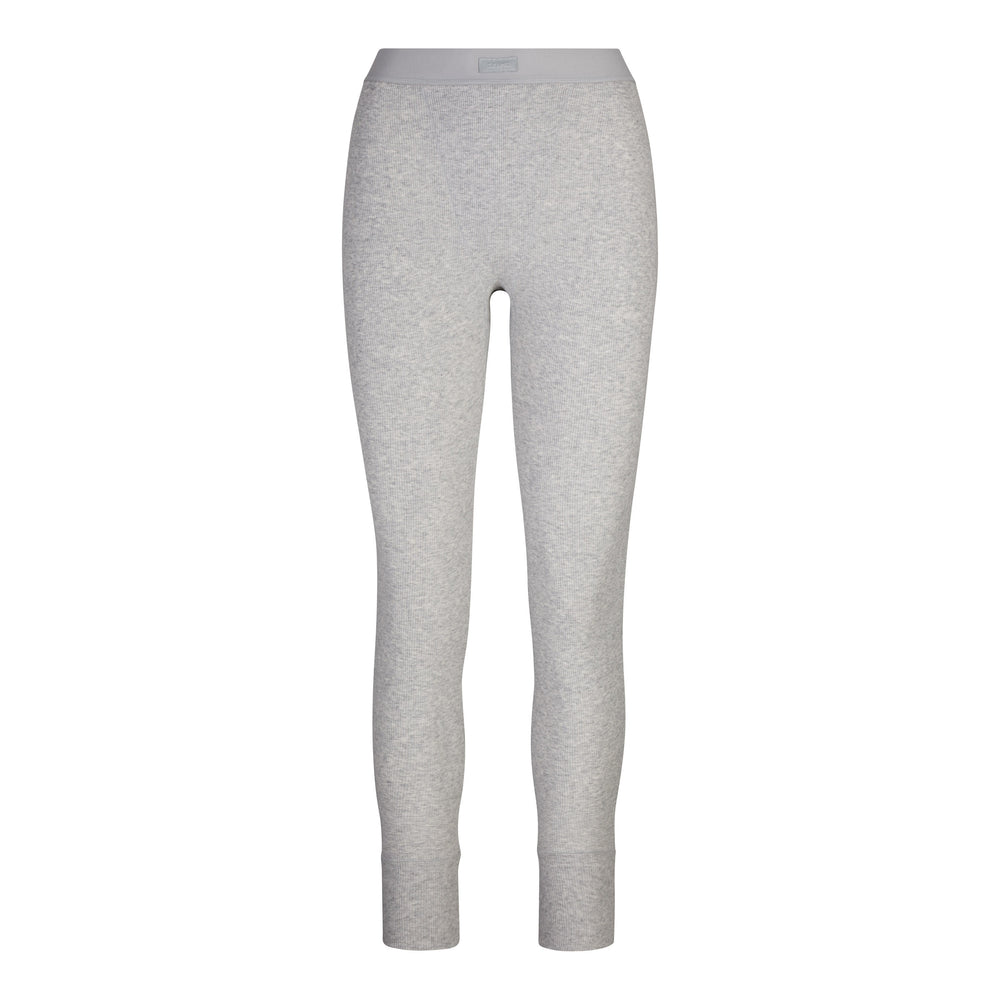 Skims COTTON RIB Leggings Lichtgrijs | 53DTPRNZO